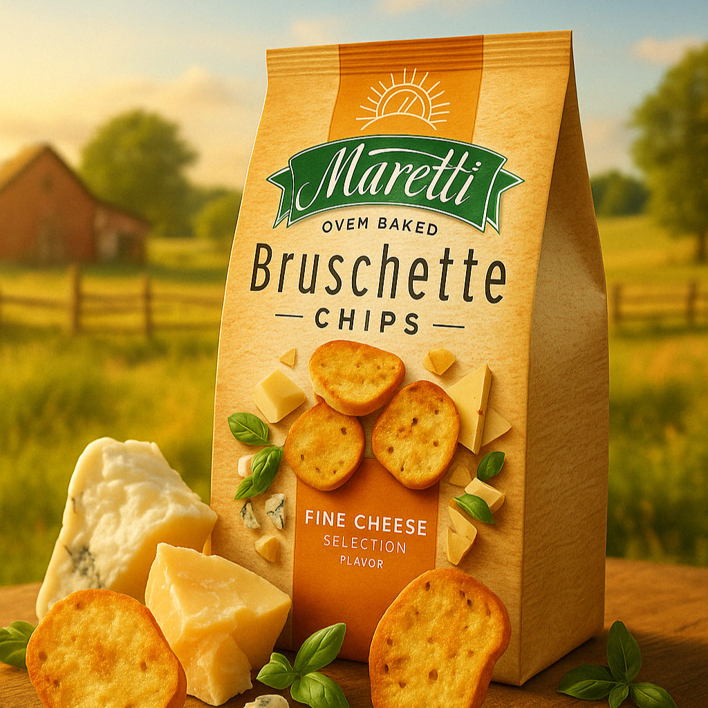 Maretti Bruschette Chips – Selecție delicioasă de brânzeturi