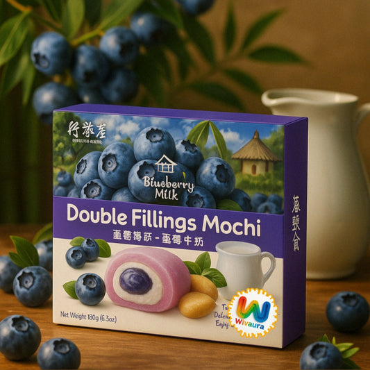 Áfonya-Tej | Double Fillings Mochi (180g)