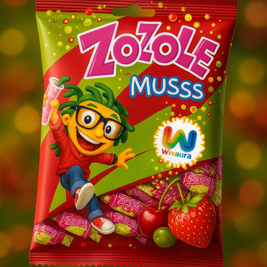Zozole Musss Pop Inside | Málna-Alma-Eper (75g)