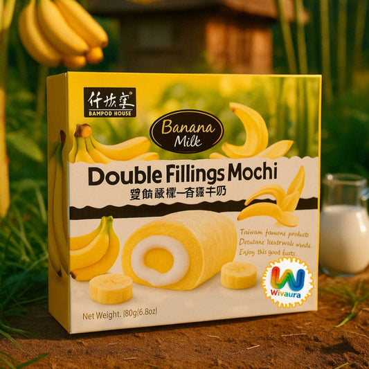 Banán-tej |  Double Fillings Mochi (180g)