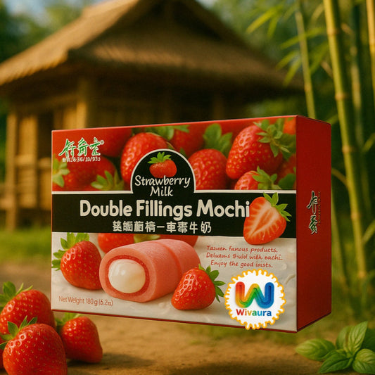 Strawberry Milk Double Fillings Mochi (180g)
